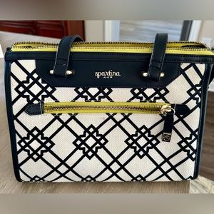 Spartina 449 Black and White pattern purse